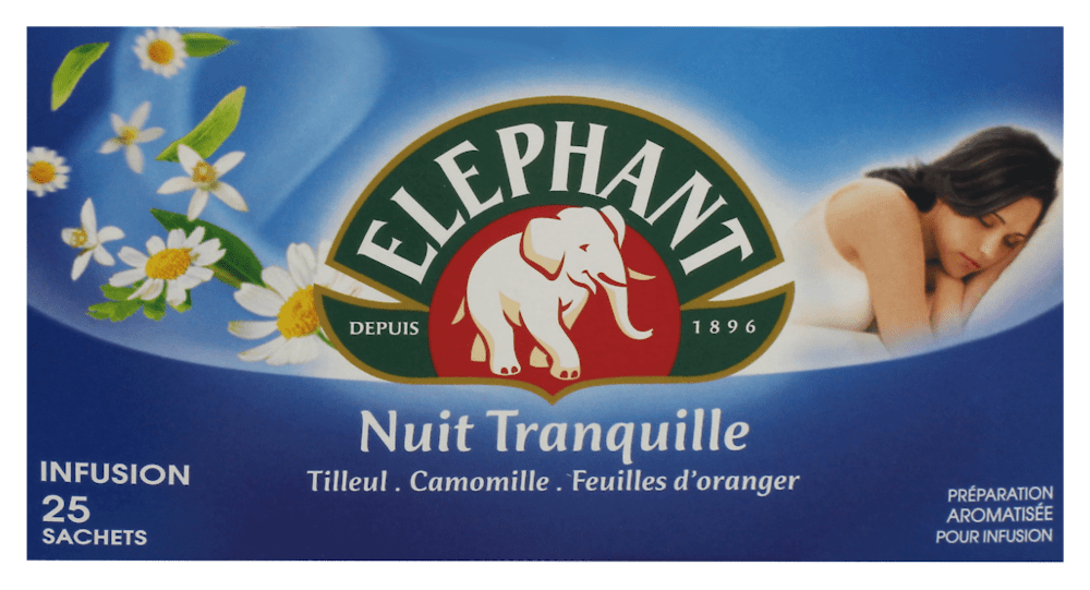 ELEPHANT : Infusion de verveine, feuilles d'oranger, camomille