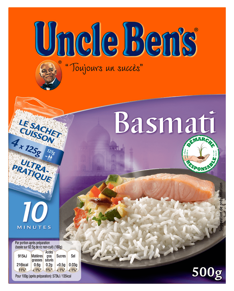 Uncle Ben's - Riz basmati sachets cuisson 10mn UNCLE BEN'S