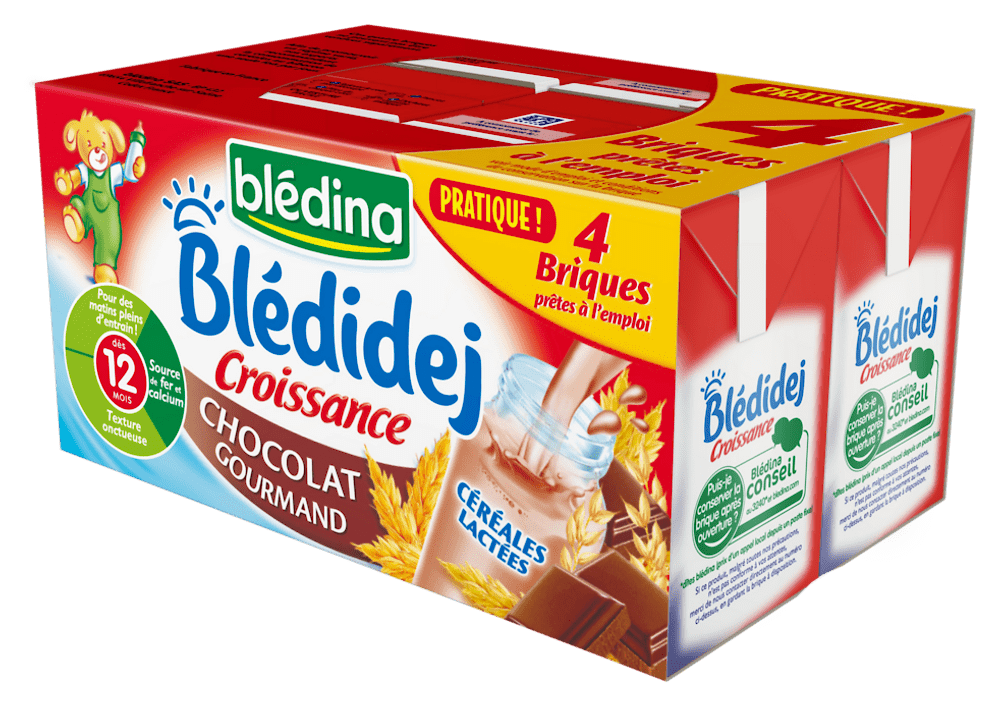 BLEDINA - BLEDINA BLEDIDEJ Croissance Chocolat Gourmand 4x250ml