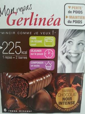 Gerlinéa - Repas minceur barres chocolat noir GERLINEA