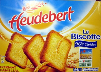 Biscotte Farine Blanche Heudebert